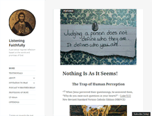 Tablet Screenshot of listeningfaithfullyblog.com